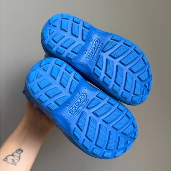 CROCS Limited collection Handle It Lightning Bolt Rain Boots size C9 - Picture 6 of 9